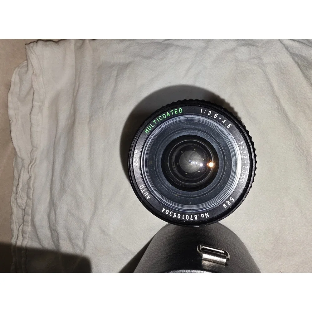 Sears 28-70mm f3.5-4.5Auto Zoom Macro Lens Minolta MD Mount with Case202.7377200